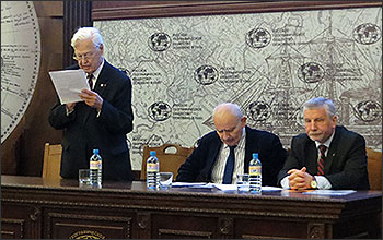 Президиум заседания в РГО