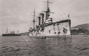 К 100-летию со дня начала первого учебного заграничного плавания крейсера «Аврора» и учебного судна «Комсомолец»